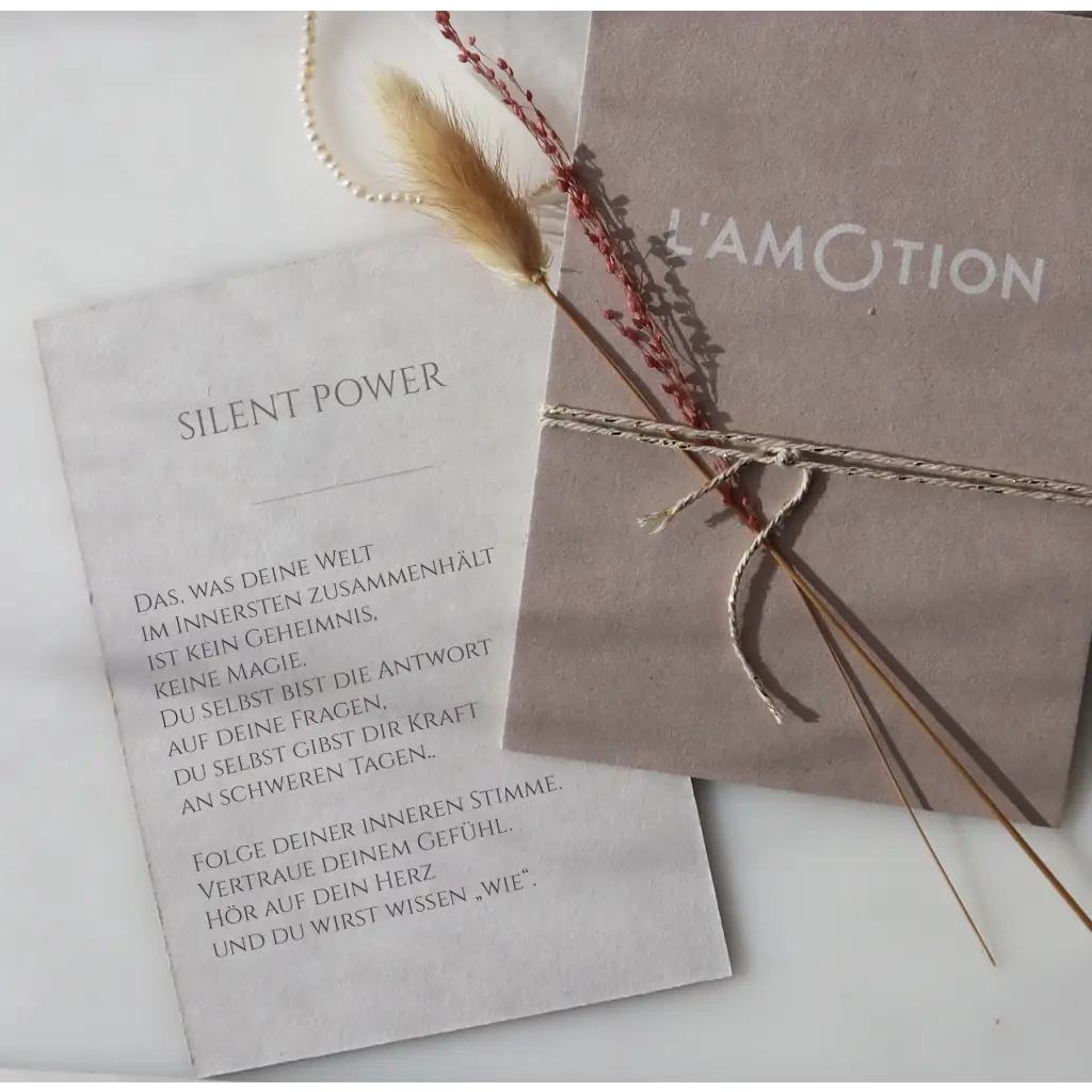 Silent Power Ring - Message Rings | L’amotion