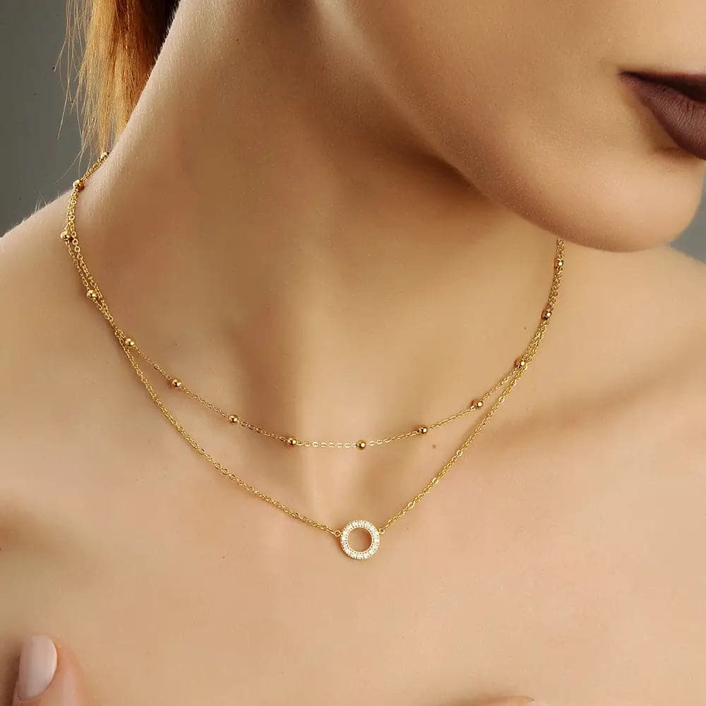 Sorleg Necklace Gold - Halsketten | L’amotion