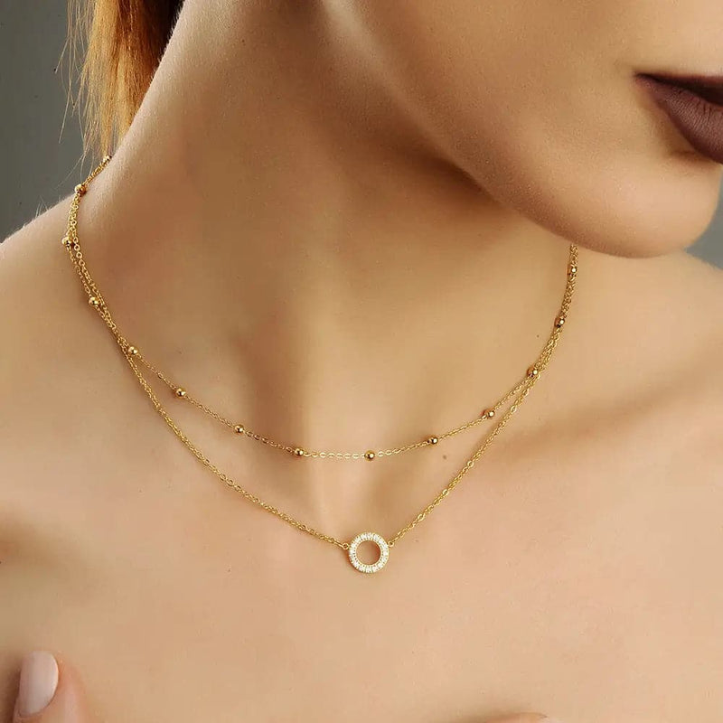 Sorleg Necklace Gold - Halsketten | L’amotion