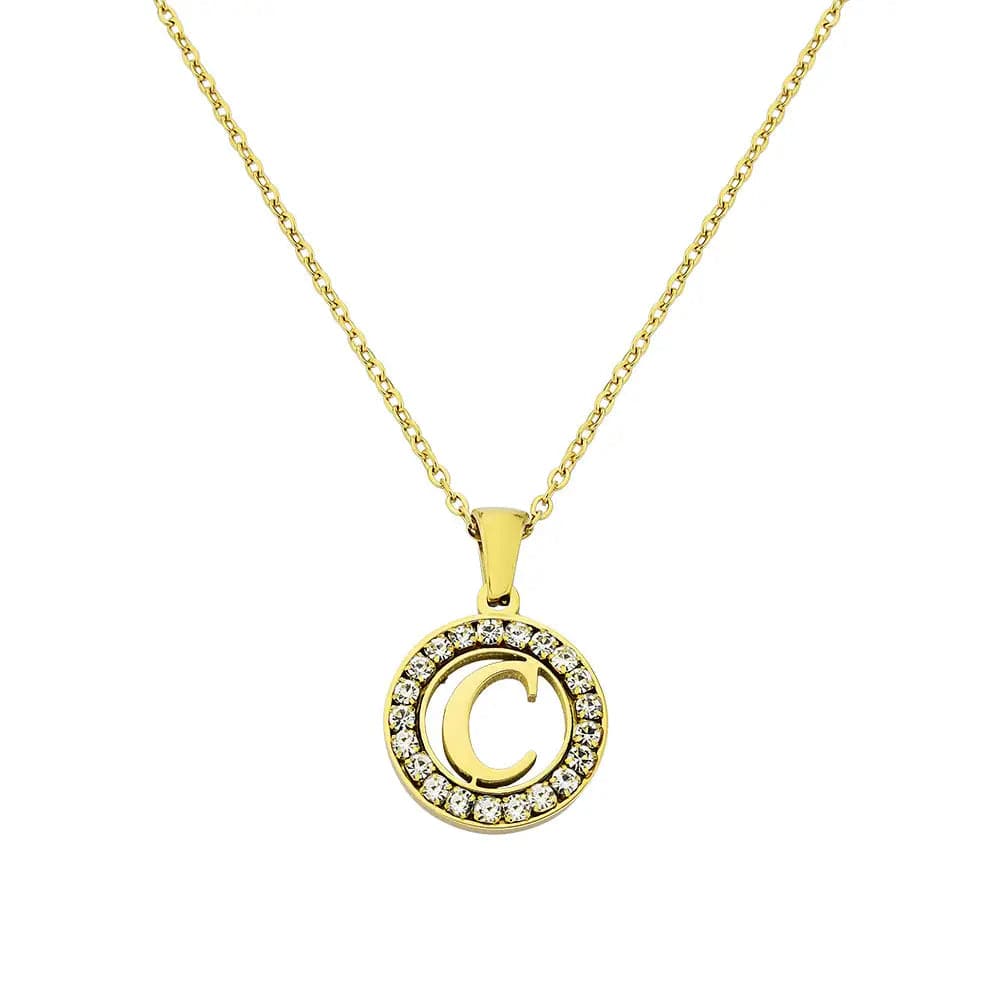 Soyel Letter-c Necklace Gold - Necklace | L’amotion