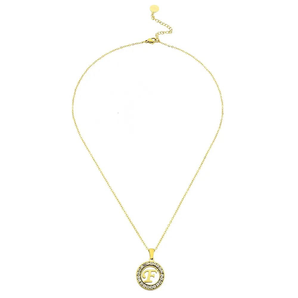 Soyel Letter-f Necklace Gold - Necklace | L’amotion