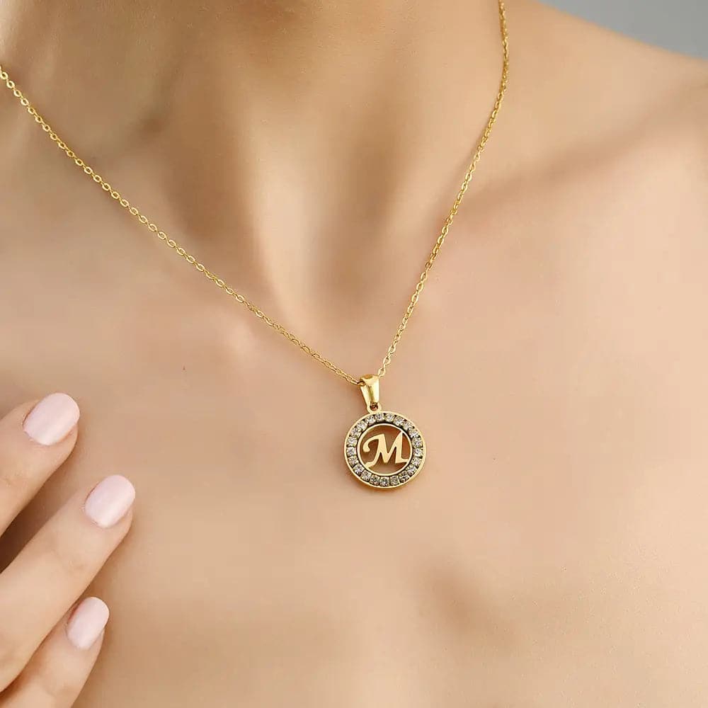 Soyel Letter-m Necklace Gold - Necklace | L’amotion