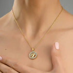 Soyel Letter-p Necklace Gold - Necklace | L’amotion
