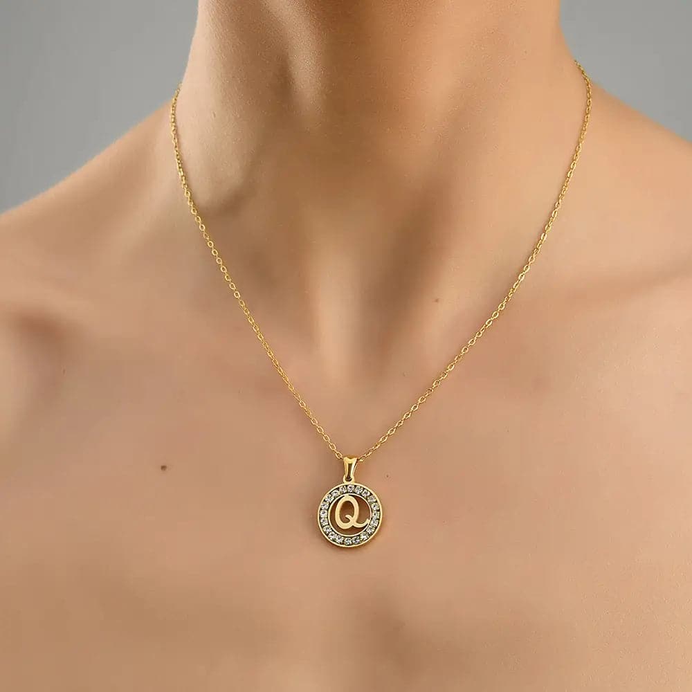 Soyel Letter-q Necklace Gold - Necklace | L’amotion