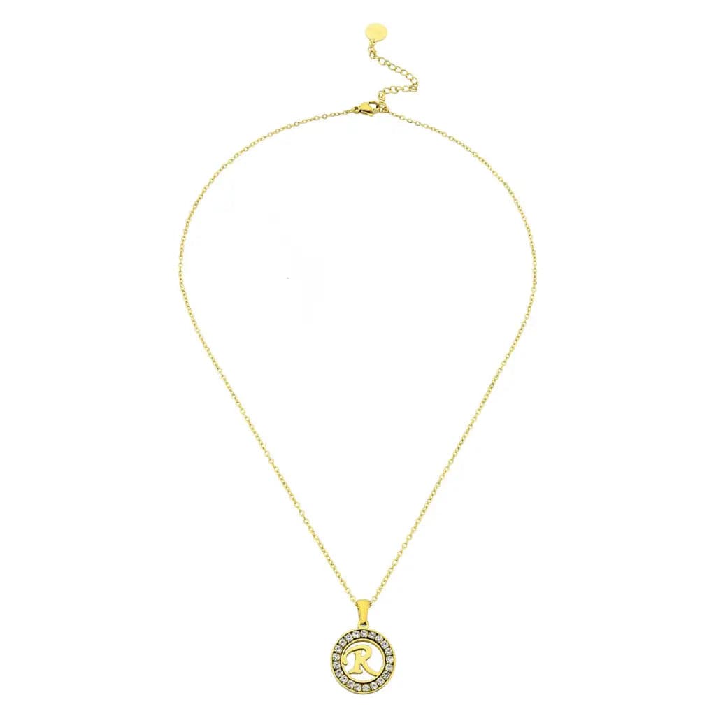 Soyel Letter-r Necklace Gold - Necklace | L’amotion