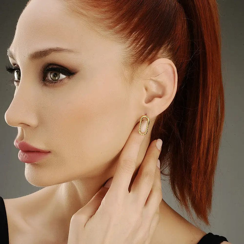 Swicge Earring Gold - Ohrringe | L’amotion