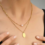 Ulcat Necklace Gold - Halsketten | L’amotion