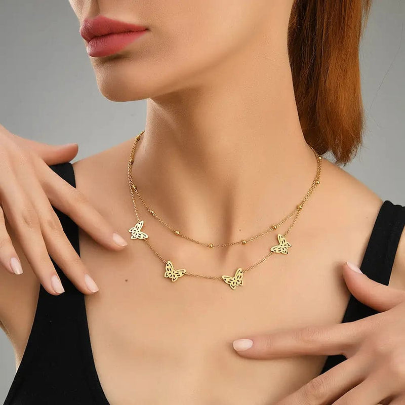 Voer Necklace Gold - Halsketten | L’amotion