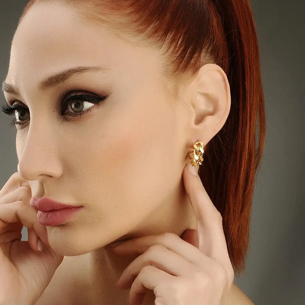 Wiht Earring Gold - Ohrringe | L’amotion