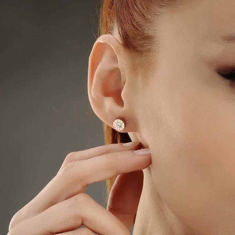 Xebusne Earring Rosegold - Ohrringe | L’amotion