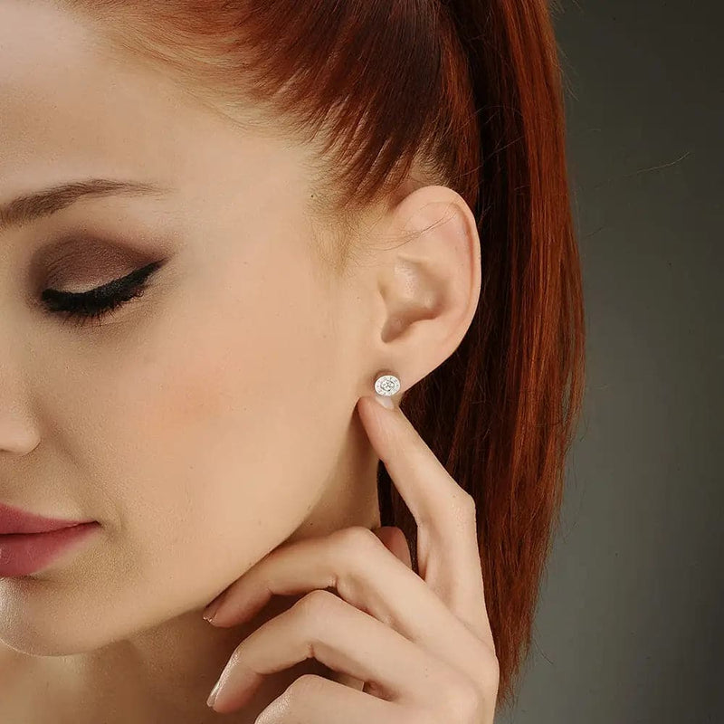 Xebusne Earring Silver - Ohrringe | L’amotion