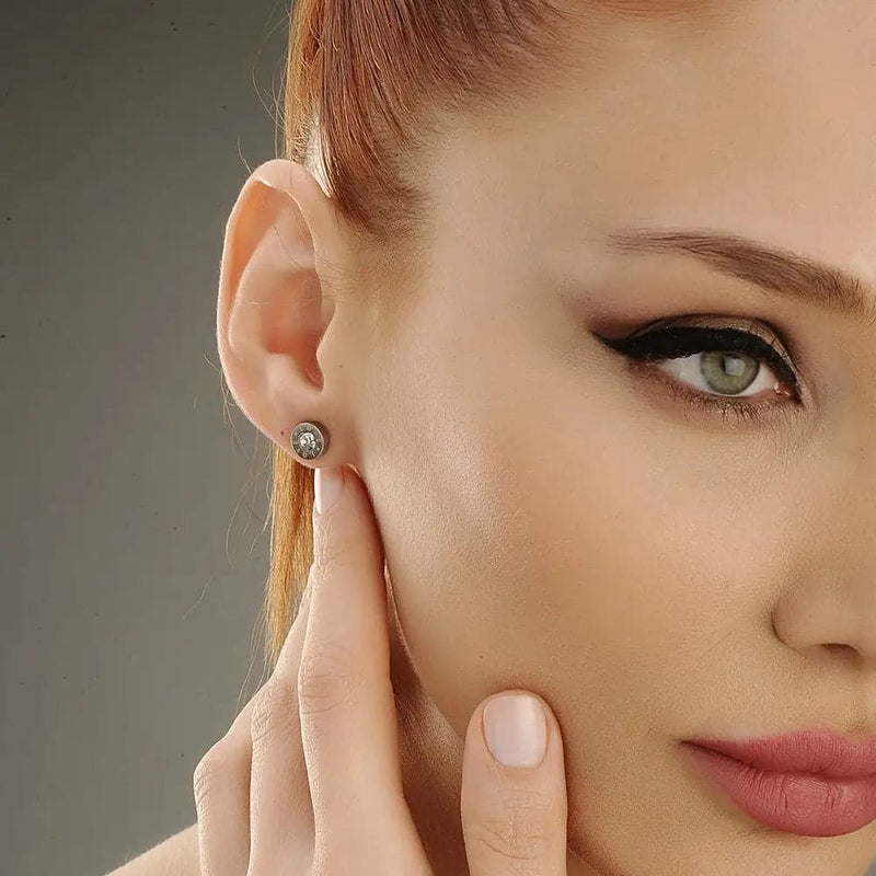 Xebusne Earring Silver - Ohrringe | L’amotion